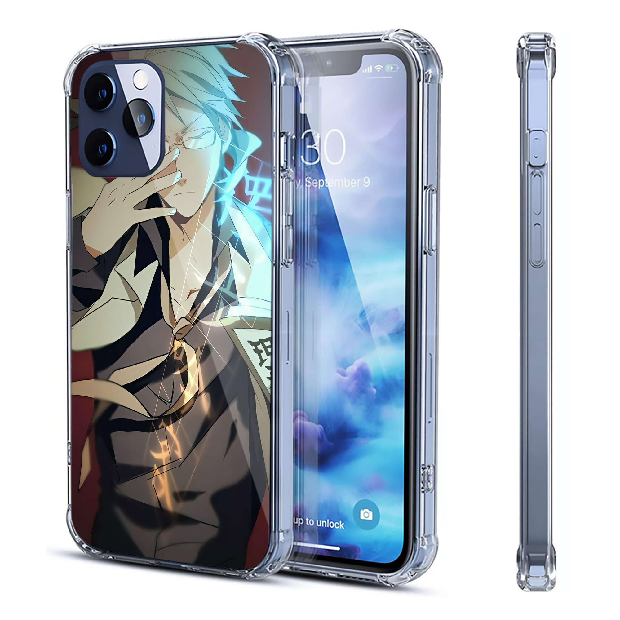 （画像用） 文豪ストレイドッグス Bungo Stray Dogs 【iPhone 12シリーズ対応】透明スマホケース（クリアソフトケース）